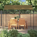 Miniatyrbild 3 av 8: vidaXL Paviljong 3x2,4 m taupe 180 g/m² Taupe