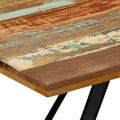 Miniatyrbild 5 av 10: vidaXL Matbord 140x80x76 cm massivt återvunnet trä multifärg