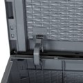 Miniatyrbild 5 av 7: vidaXL Dynbox grå PP rotting 90 l Grå