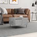 vidaXL Soffbord betonggrå 55x55x36,5 cm konstruerat trä Grå