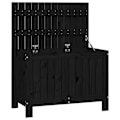 Miniatyrbild 2 av 10: vidaXL Dynbox svart 76x42,5x54 cm massiv furu Svart