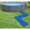 Miniatyrbild 1 av 5: INTEX Bestway Skydd för poolgolv 8 st 50x50 blå Blå