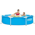 Miniatyrbild 3 av 5: INTEX Pool Metal Frame 244x51 cm Blå