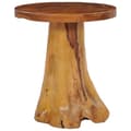 vidaXL Soffbord 40x40 cm massiv teak Brun