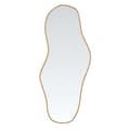 vidaXL Väggspegel guld 60x25 cm Guld