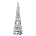 vidaXL Pop-up Plastgran silver 180 cm PET Silver
