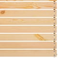 Miniatyrbild 5 av 7: vidaXL Mittensektion till trädgårdssoffa 3 st massiv furu Brun