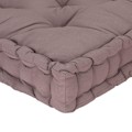 Miniatyrbild 9 av 10: vidaXL Dyna till pallsoffa 2 st bomull taupe Taupe