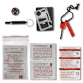 Miniatyrbild 3 av 5: FIRST AID ONLY Nödpaket 22 delar To Go metalllåda Silver