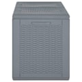 Miniatyrbild 3 av 8: vidaXL Dynbox grå PP rotting 180 l Grå