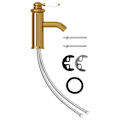 Miniatyrbild 1 av 4: vidaXL Badrumsblandare guld 130x180 mm Guld