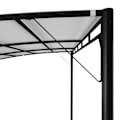 Miniatyrbild 5 av 6: vidaXL Paviljong 4x3x2,55 m gräddvit Creme