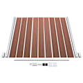 Miniatyrbild 8 av 10: vidaXL Staketpanel WPC 699x186 cm brun Brun
