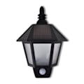 Miniatyrbild 3 av 5: vidaXL Solenergi-Vägglampa med Rörelsesensor Svart