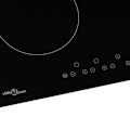 Miniatyrbild 4 av 5: vidaXL Keramikhäll med 4 plattor touchkontroll 6000 W Svart