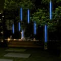 vidaXL Meteorregn 8 st 50 cm 288 LED blå inne/ute Blå