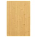 vidaXL Bordsskiva 60x100x2,5 cm bambu Brun