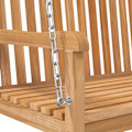 Miniatyrbild 6 av 8: vidaXL Hammock massiv teak 114x60x64 cm Brun