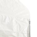 Miniatyrbild 5 av 8: vidaXL Paviljong med tak vit 15,61x2,28x2,69 m polyeten Vit