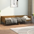 Miniatyrbild 1 av 10: vidaXL Dagbädd honungsbrun 80x200 cm massiv furu Brun