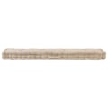 Miniatyrbild 4 av 10: vidaXL Dyna till pallsoffa 2 st bomull beige Beige