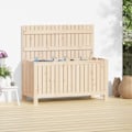 Miniatyrbild 1 av 10: vidaXL Dynbox svart 115x49x60 cm massiv furu Brun