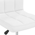 Miniatyrbild 6 av 8: vidaXL Matstol vit konstläder Vit
