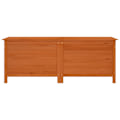 Miniatyrbild 4 av 8: vidaXL Dynbox brun 150x50x56,5 cm massivt granträ Brun