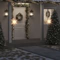 vidaXL Stjärnor med spett LED 3 st vikbar vit 57 cm Vit