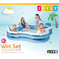 Miniatyrbild 3 av 3: INTEX Uppblåsbar familjepool 56475NP Blå