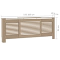 Miniatyrbild 7 av 8: vidaXL Elementskydd MDF 205 cm Brun