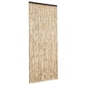 vidaXL Insektsdraperi beige 90x220 cm chenille Beige