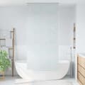 vidaXL Rullgardin för dusch 80x240 cm bubbla Vit