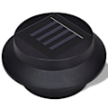 Miniatyrbild 4 av 9: vidaXL Ytterbelysning LED Svart 6-pack Solcell Svart