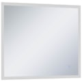 Miniatyrbild 3 av 8: vidaXL Badrumsspegel LED med touch-sensor 60x50 cm Silver