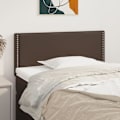 Miniatyrbild 8 av 8: vidaXL Sänggavel brun 100x5x78/88 cm konstläder Brun