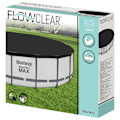 Miniatyrbild 2 av 3: Bestway Poolöverdrag Flowclear Fast Set 555 cm Svart