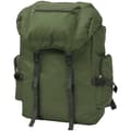 vidaXL Arméryggsäck 65 L grön Grön