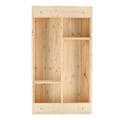 Miniatyrbild 8 av 10: Esschert Design Väggmonterat barbord med utfällbar hylla L natur Brun