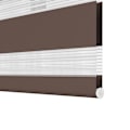 Miniatyrbild 10 av 10: vidaXL Rullgardin randig brun 70 x 120 cm transparent Brun