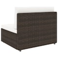 Miniatyrbild 9 av 10: vidaXL Modulsoffa 2-sits konstrotting brun Brun