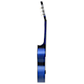 Miniatyrbild 3 av 7: vidaXL Klassisk gitarr för nybörjare blå 4/4 39" amerikansk lind Blå