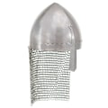 Miniatyrbild 8 av 8: vidaXL Riddarhjälm för LARP replika silver stål