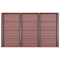 Miniatyrbild 2 av 5: vidaXL Golv till utedusch brun 101x63x5,5 cm WPC Brun