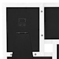 Miniatyrbild 6 av 8: vidaXL Fotoram för 4x(13x18 cm) bilder vit MDF Vit