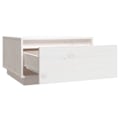 Miniatyrbild 3 av 9: vidaXL Soffbord vit 55x56x32 cm massiv furu Vit