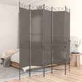 vidaXL Rumsavdelare 5 paneler antracit 200x200 cm tyg Antracit