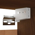 Miniatyrbild 8 av 10: vidaXL Väggmonterade tv-bänkar 8 st brun ek 30,5x30x30 cm Brun