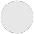 vidaXL Väggspegel silver Ø 50 cm rund Silver
