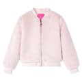 vidaXL Jacka för barn konstpäls rosa 92 Rosa